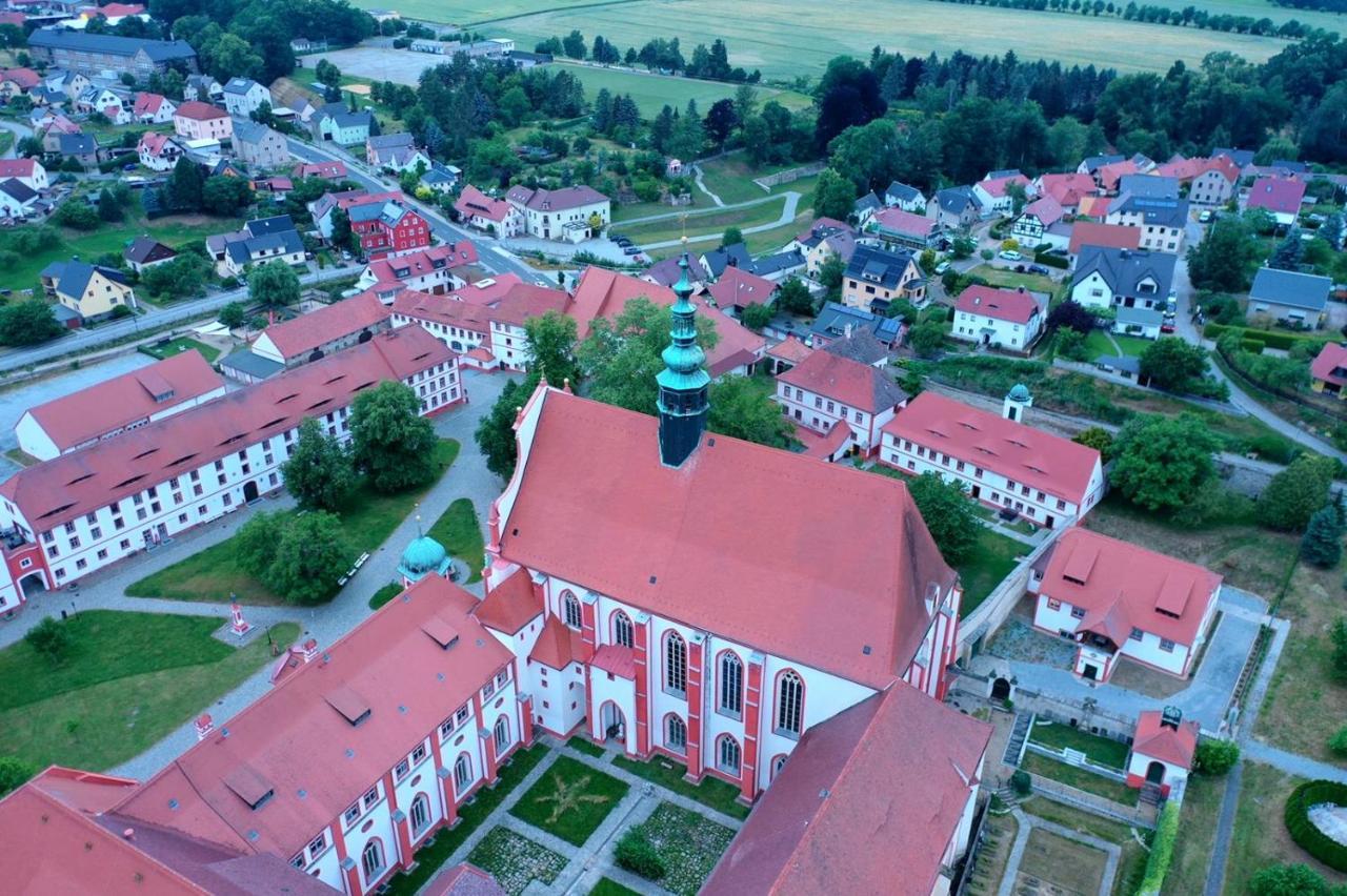 Ferienwohnung Klosterblick in der Oberlausitz Panschwitz-Kuckau Exterior foto